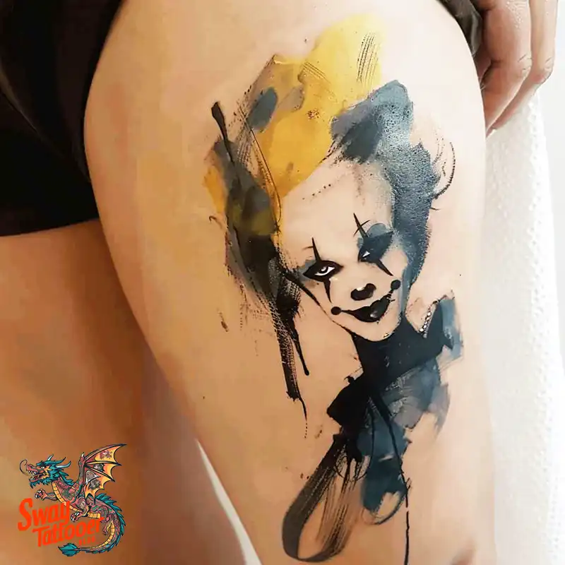 150 Clown Tattoo Design Ideas: Symbolism & Cultural Context 80 clown tattoo