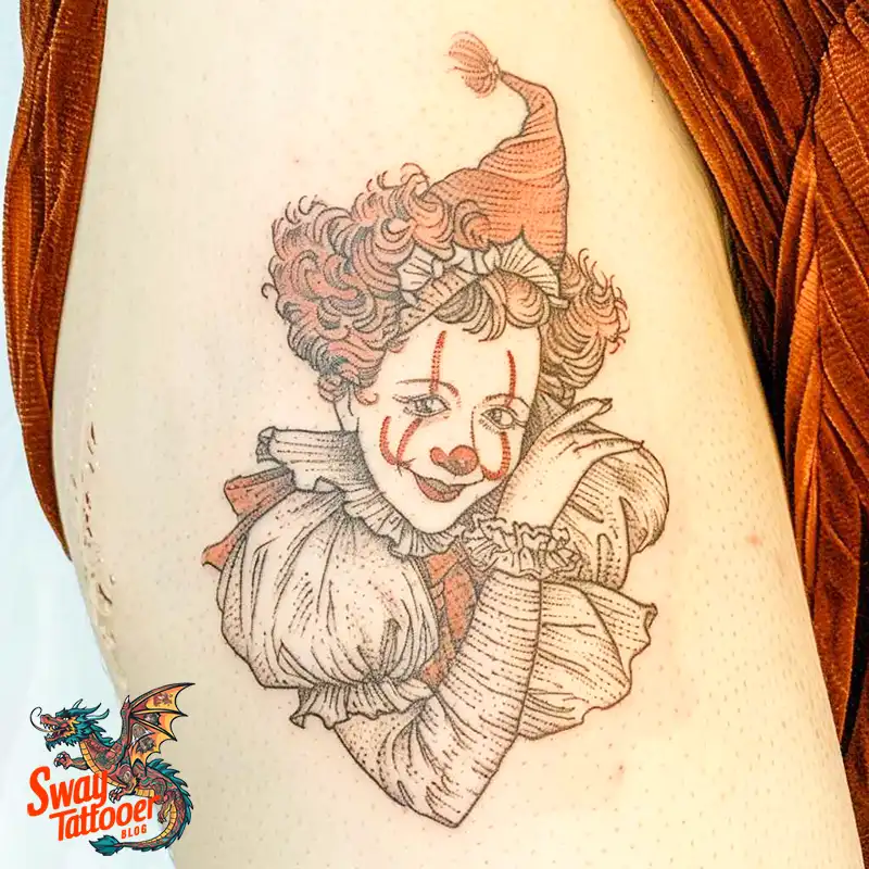 150 Clown Tattoo Design Ideas: Symbolism & Cultural Context 79 clown tattoo
