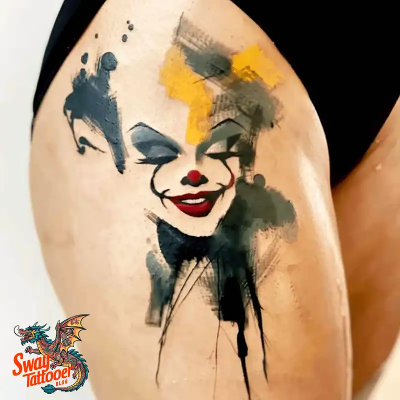 150 Clown Tattoo Design Ideas: Symbolism & Cultural Context 76 clown tattoo