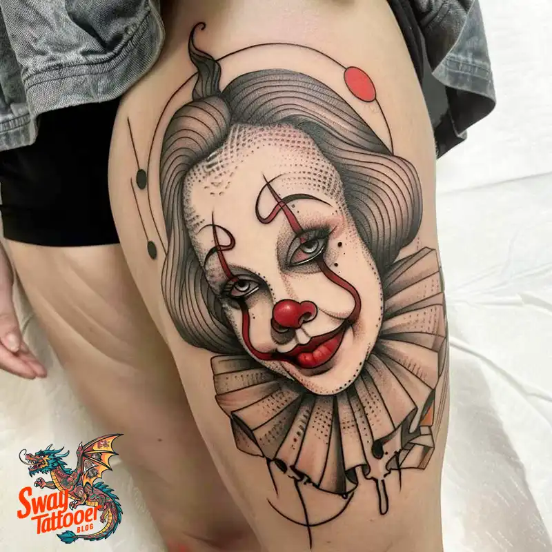 150 Clown Tattoo Design Ideas: Symbolism & Cultural Context 146 clown8