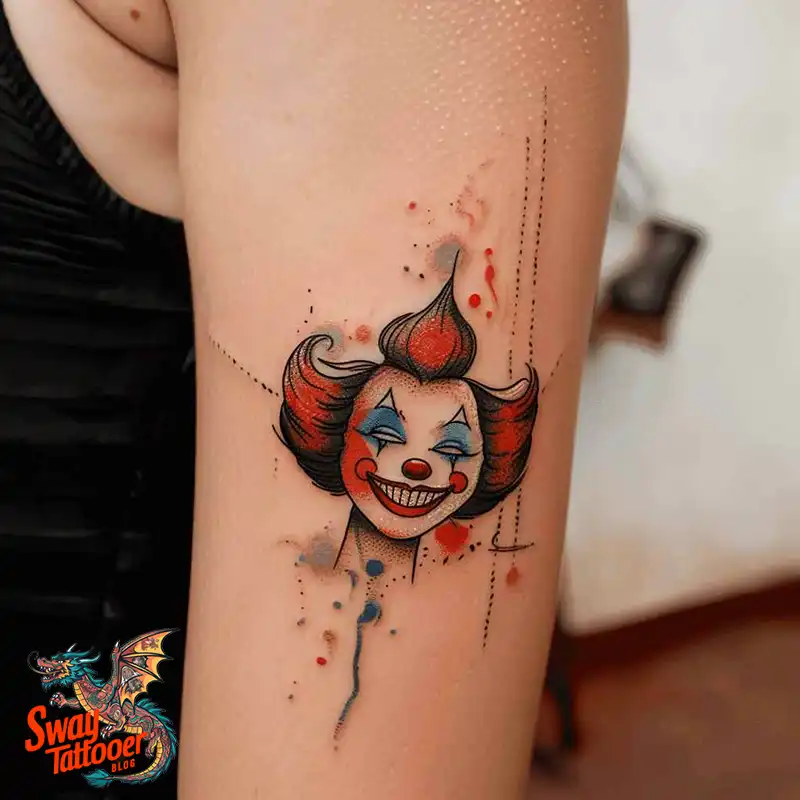 150 Clown Tattoo Design Ideas: Symbolism & Cultural Context 68 clown tattoo