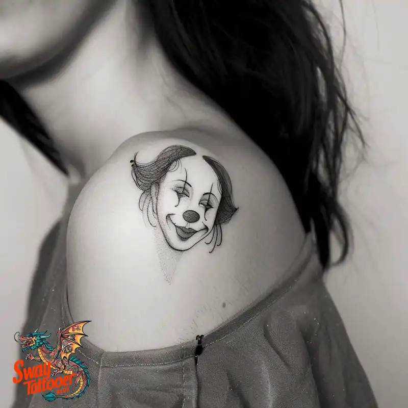 150 Clown Tattoo Design Ideas: Symbolism & Cultural Context 69 clown tattoo