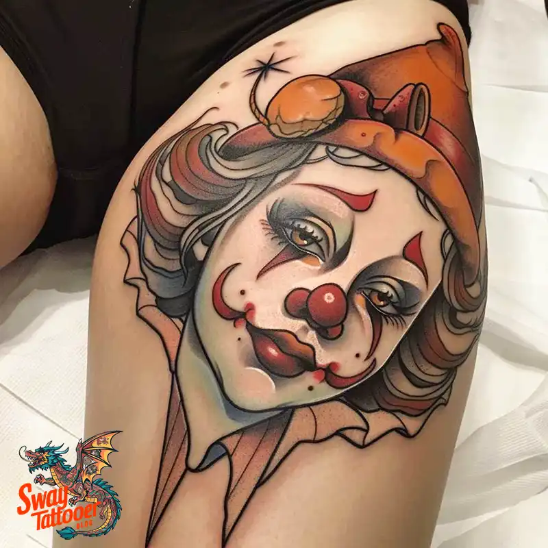 150 Clown Tattoo Design Ideas: Symbolism & Cultural Context 134 clown9