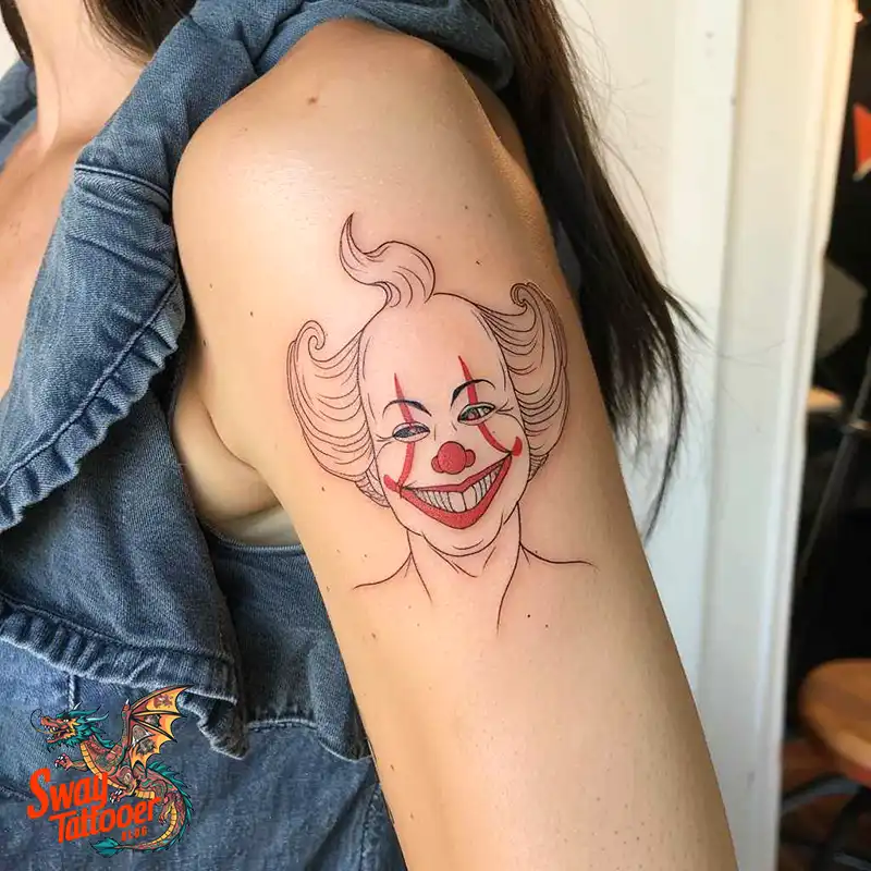 150 Clown Tattoo Design Ideas: Symbolism & Cultural Context 56 clown tattoo ideas