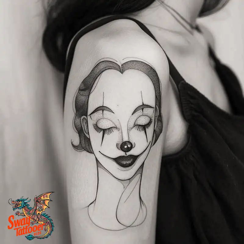 150 Clown Tattoo Design Ideas: Symbolism & Cultural Context 57 clown tattoo ideas