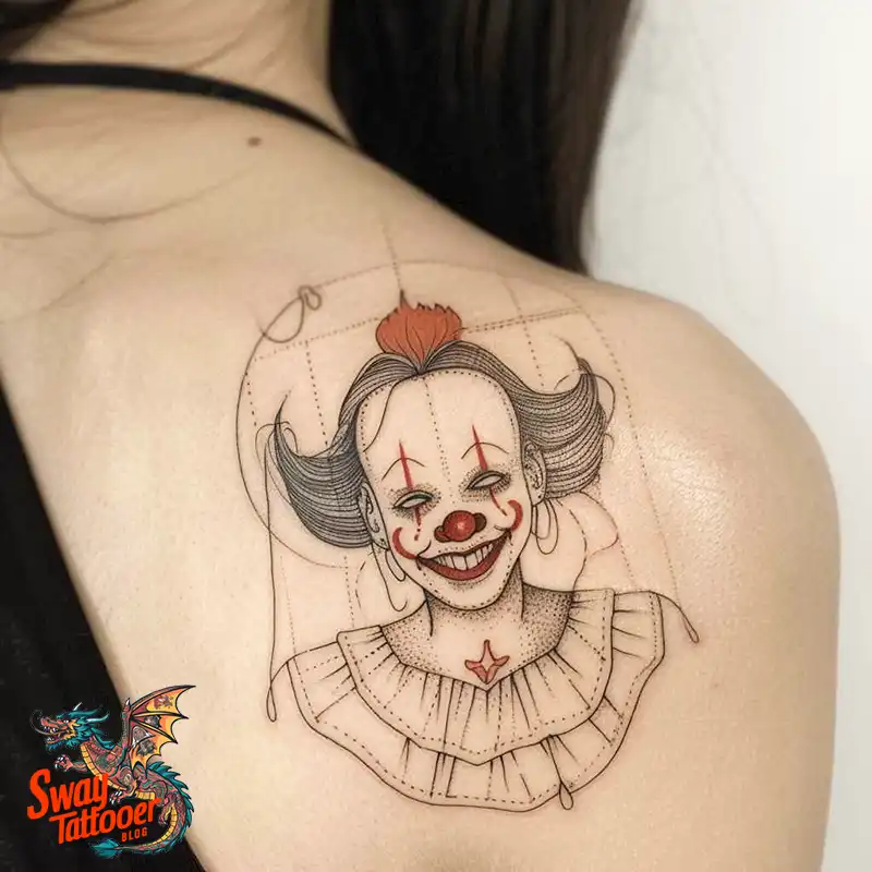150 Clown Tattoo Design Ideas: Symbolism & Cultural Context 59 clown tattoo ideas