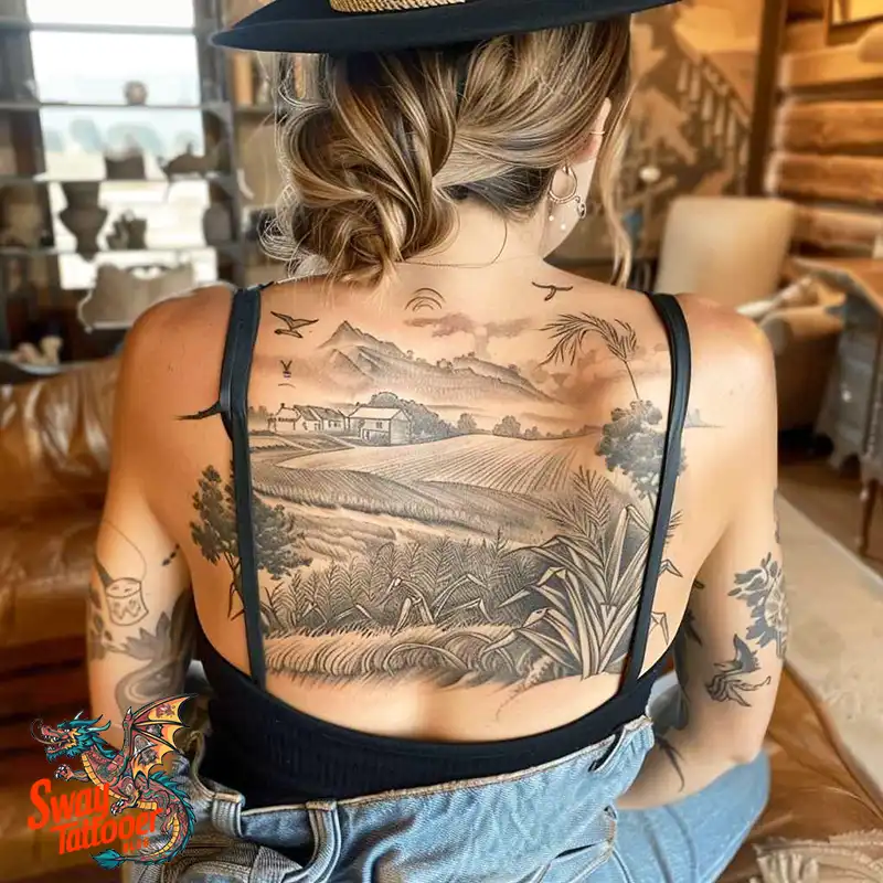 corn stalk tattoo ideas