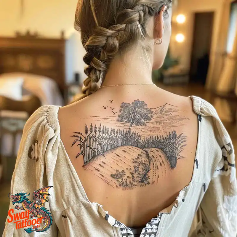 corn stalk tattoo ideas