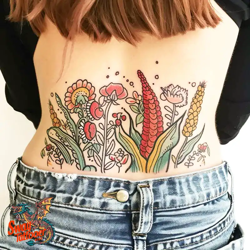 corn stalk tattoo ideas