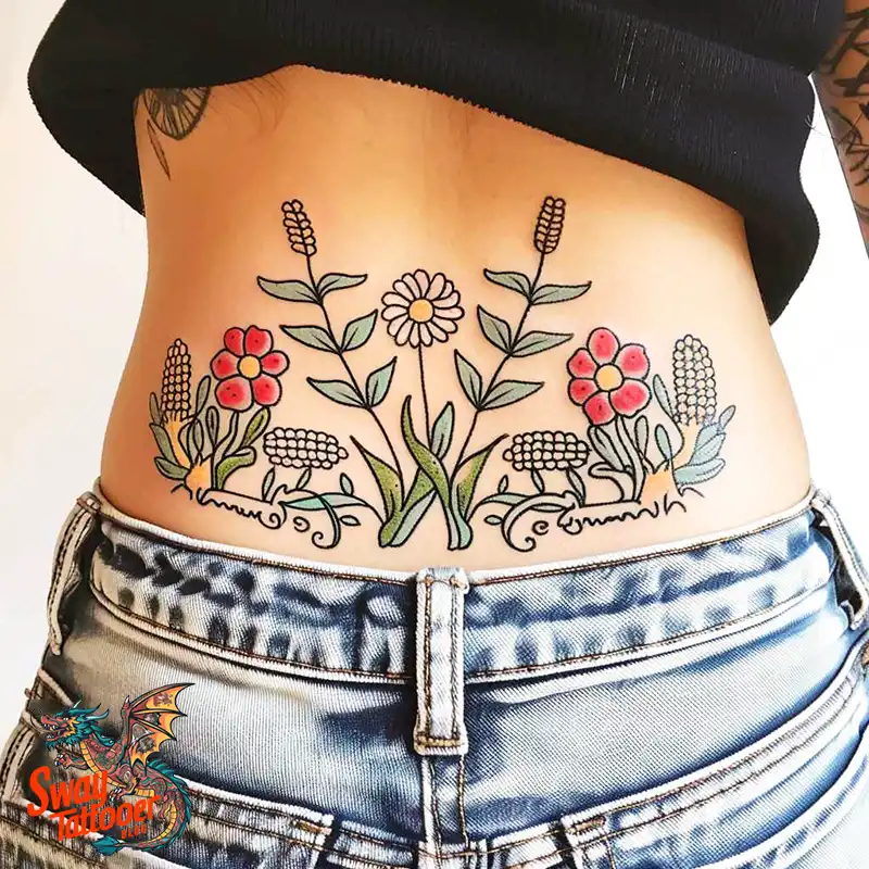 corn stalk tattoo ideas