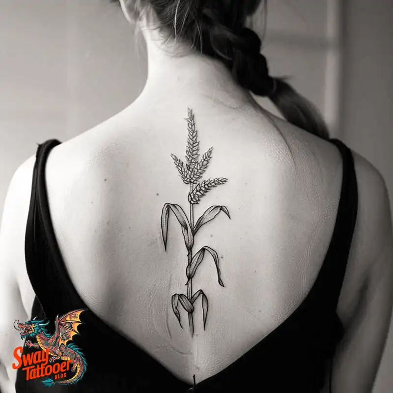 corn stalk tattoo ideas