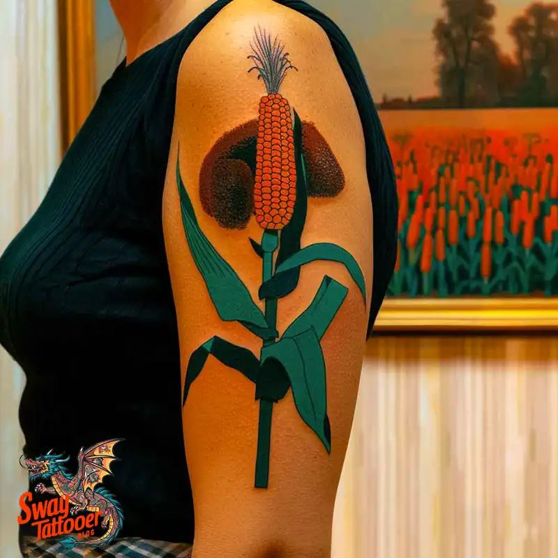 corn stalk tattoo ideas