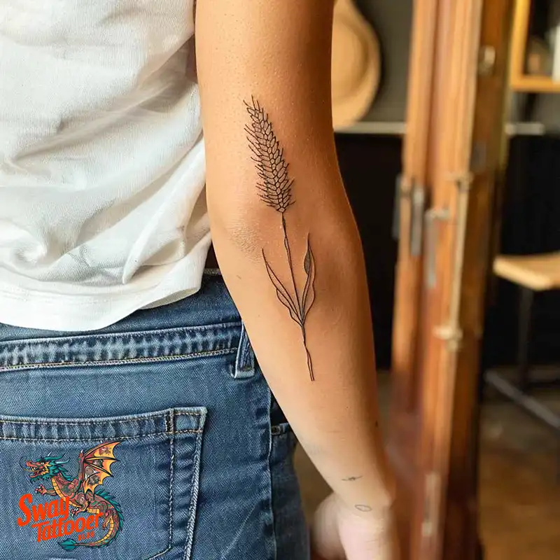 corn stalk tattoo ideas