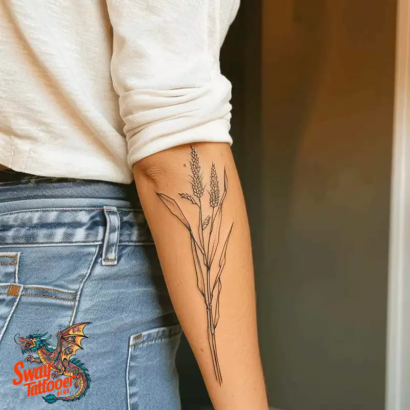 corn stalk tattoo ideas