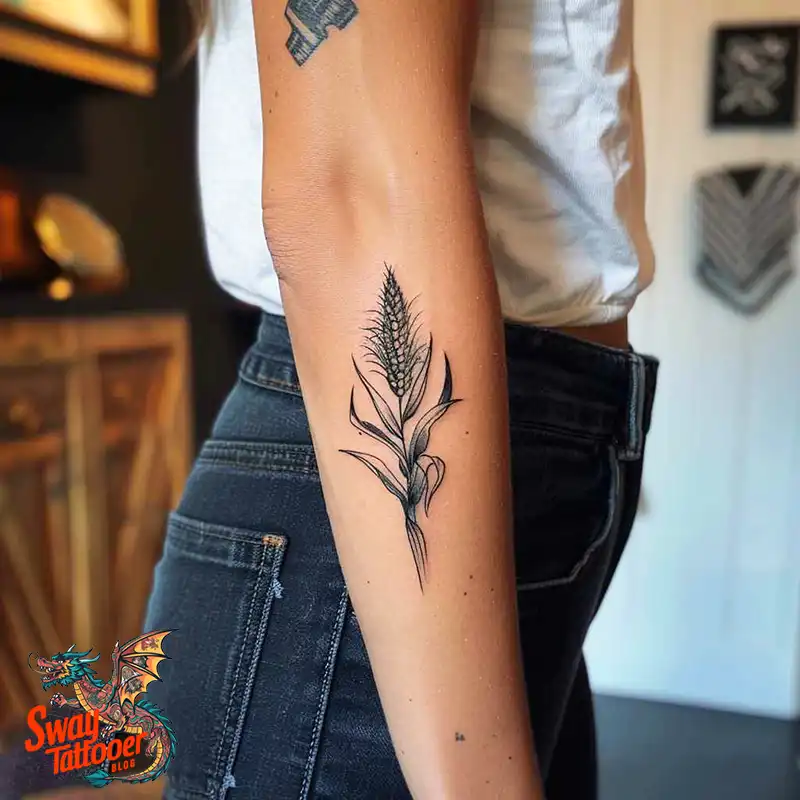 corn stalk tattoo designs