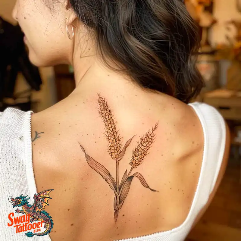 corn stalk tattoo designs