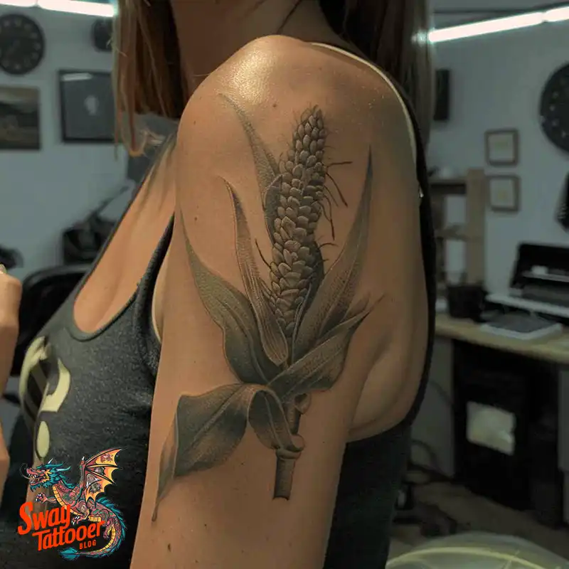 corn stalk tattoo designs