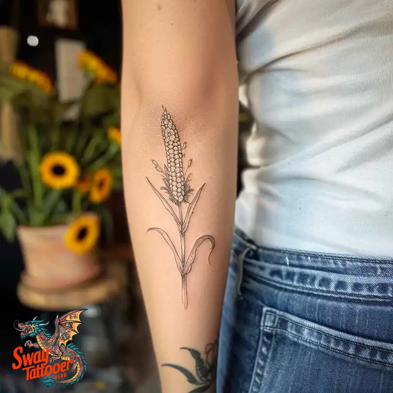 corn stalk tattoo designs