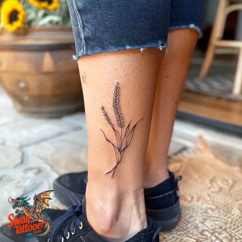 corn stalk tattoo designs