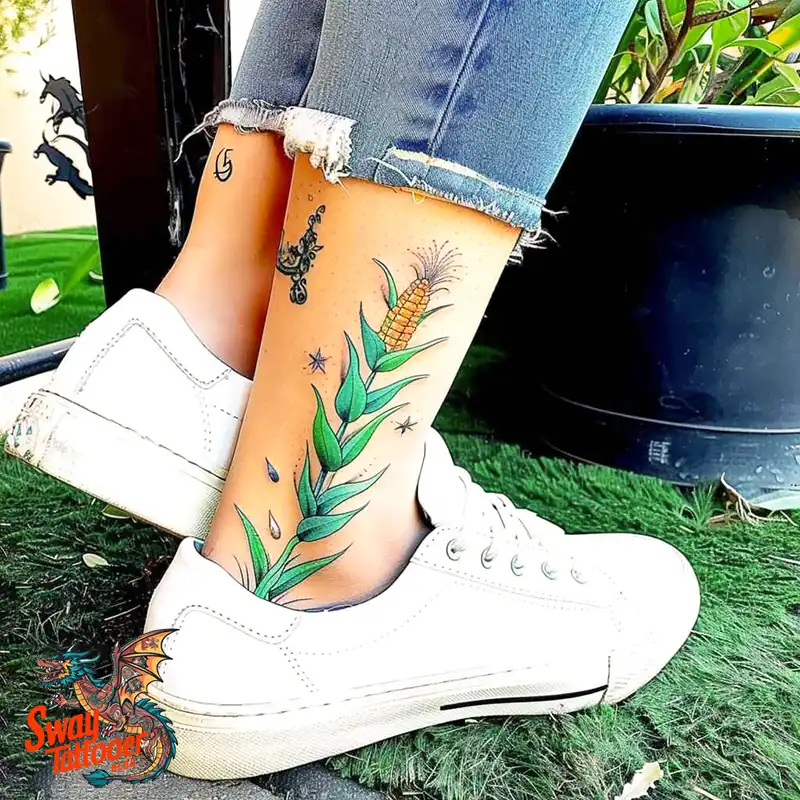 corn stalk tattoo designs