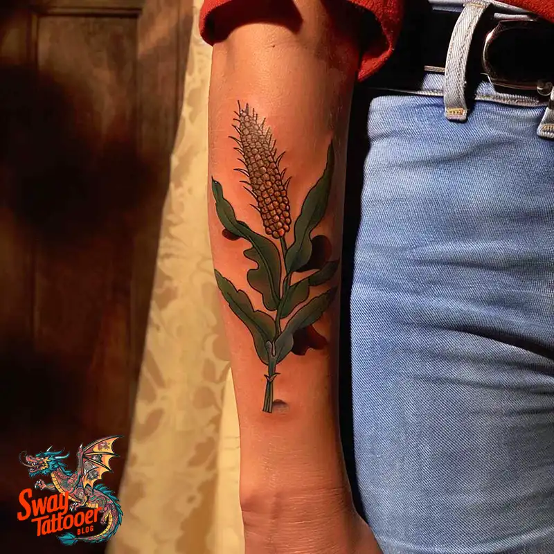 corn stalk tattoo designs