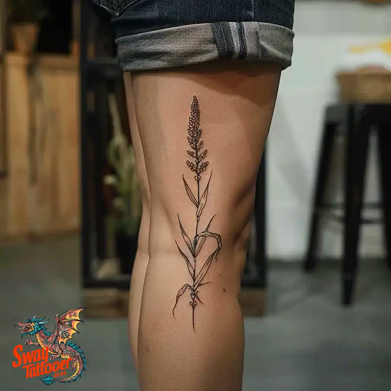 corn stalk tattoo designs