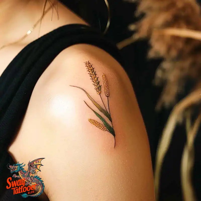 corn stalk tattoo designs
