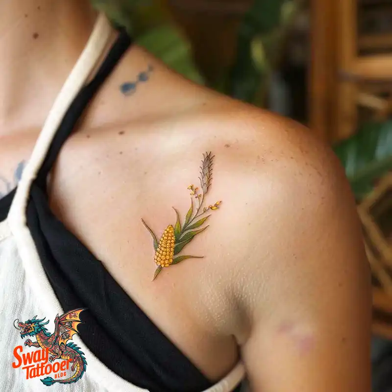 corn stalk tattoo designs