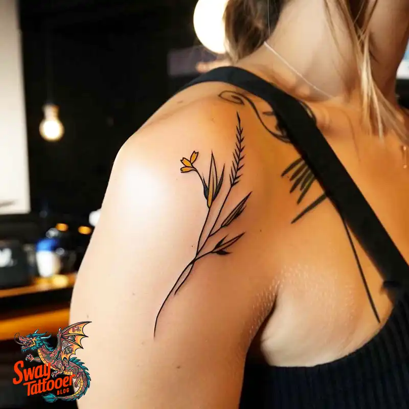 corn stalk tattoo