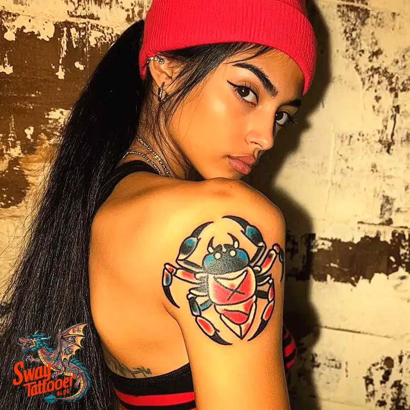 120 Crab Tattoo Design Ideas with Meaning and Symbolism 18 Crab Tattoo Design Ideas