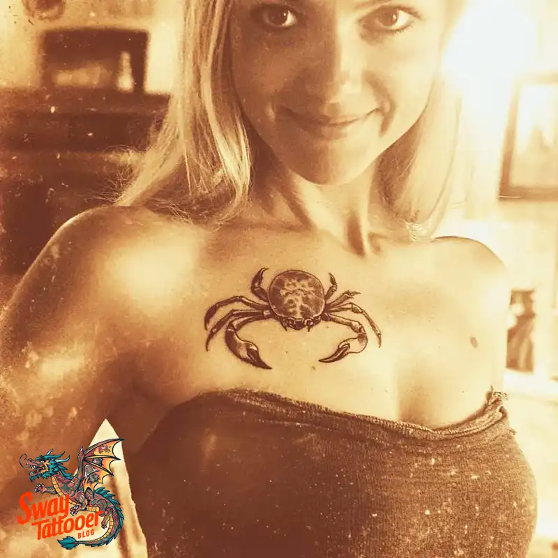 120 Crab Tattoo Design Ideas with Meaning and Symbolism 17 Crab Tattoo Design Ideas