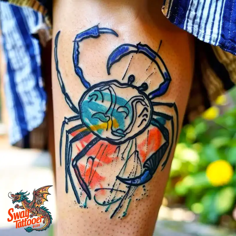 120 Crab Tattoo Design Ideas with Meaning and Symbolism 10 Crab Tattoo Design Ideas