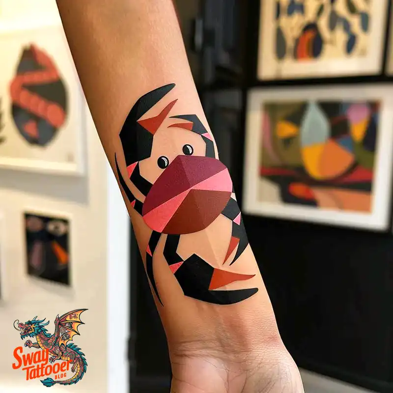 120 Crab Tattoo Design Ideas with Meaning and Symbolism 3 Crab Tattoo Design Ideas