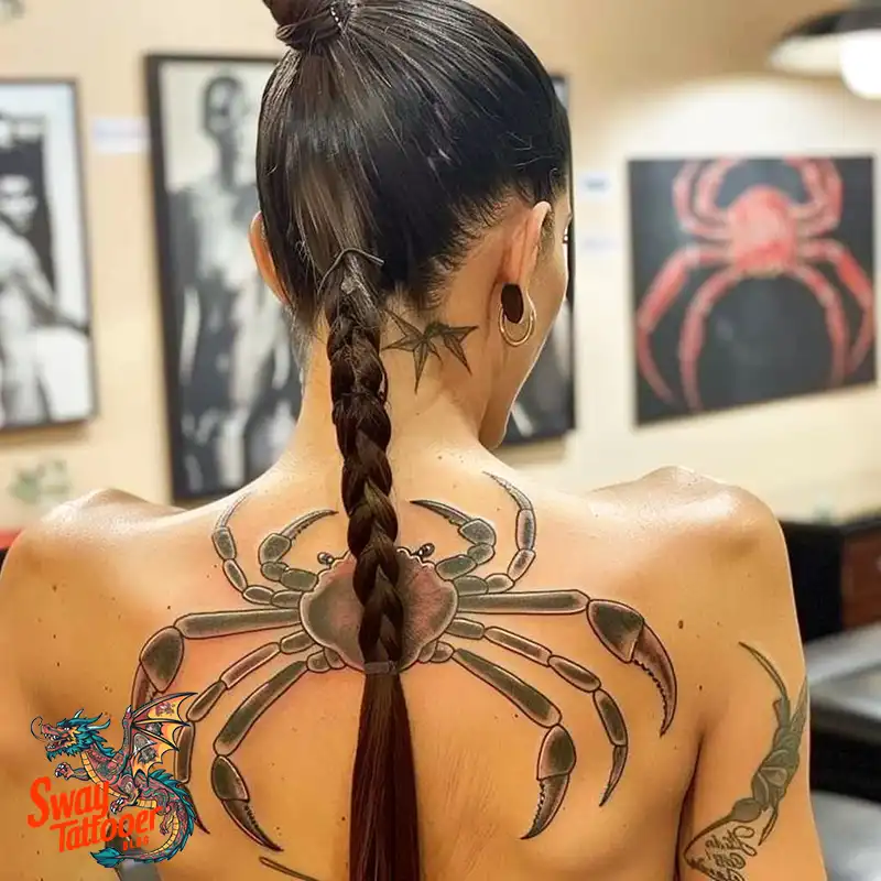 120 Crab Tattoo Design Ideas with Meaning and Symbolism 2 Crab Tattoo Design Ideas