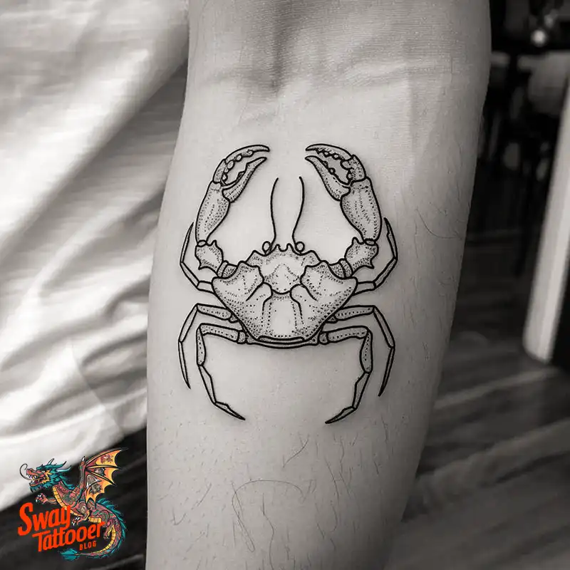 120 Crab Tattoo Design Ideas with Meaning and Symbolism 100 crab16