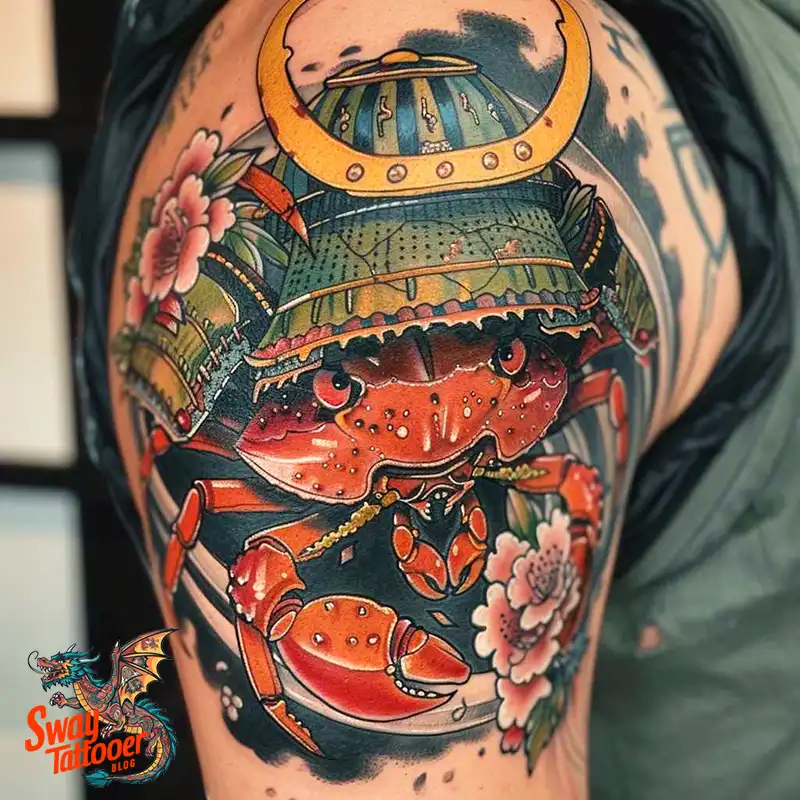 120 Crab Tattoo Design Ideas with Meaning and Symbolism 103 crab19