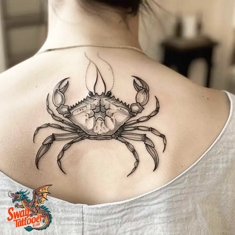 120 Crab Tattoo Design Ideas with Meaning and Symbolism 95 crab23