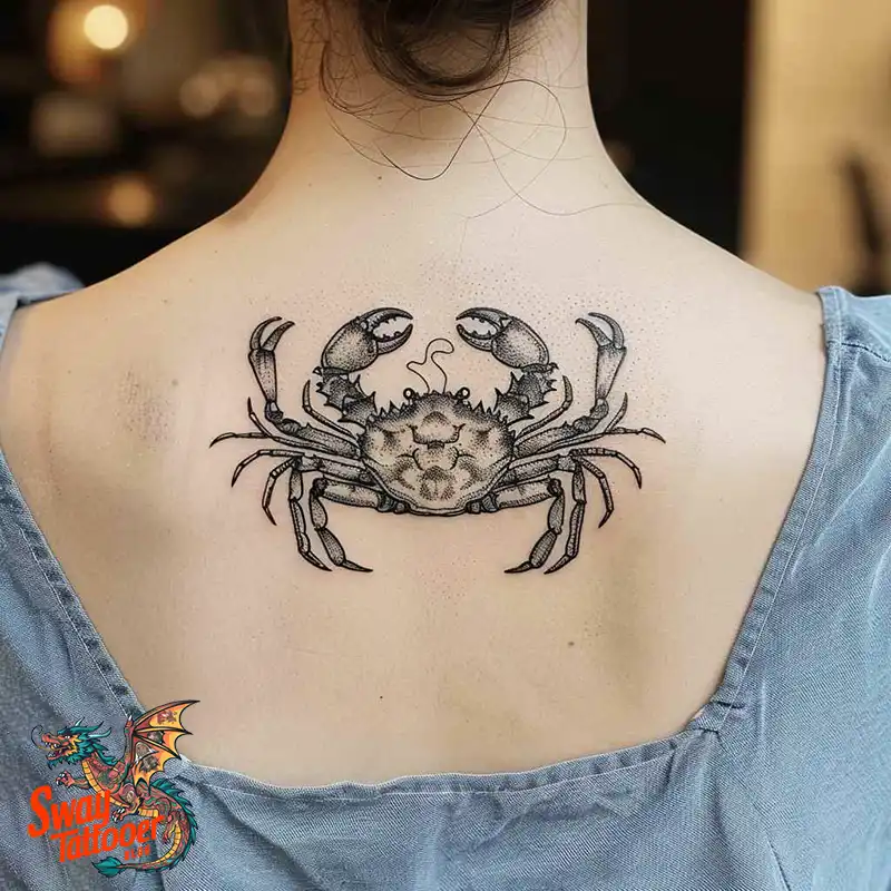 120 Crab Tattoo Design Ideas with Meaning and Symbolism 94 crab24