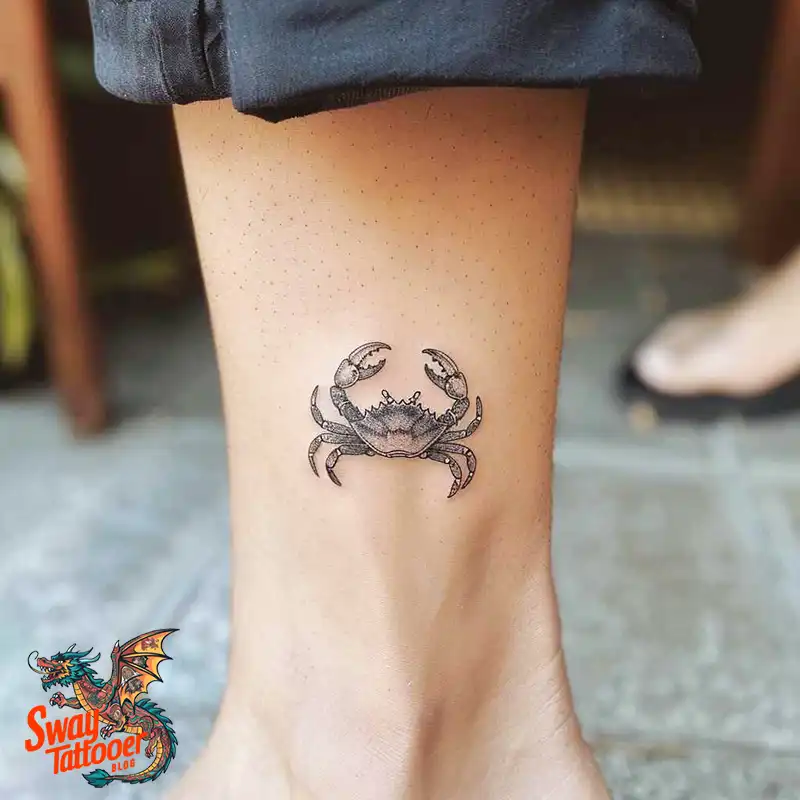 120 Crab Tattoo Design Ideas with Meaning and Symbolism 91 crab27