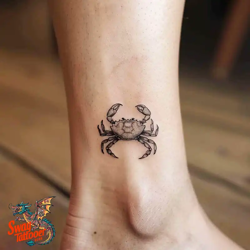 120 Crab Tattoo Design Ideas with Meaning and Symbolism 90 crab28