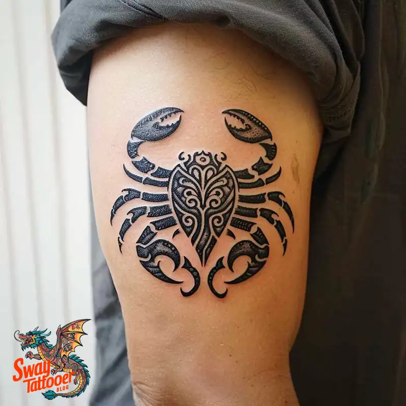 120 Crab Tattoo Design Ideas with Meaning and Symbolism 85 crab33