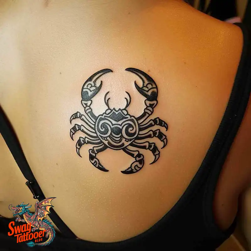 120 Crab Tattoo Design Ideas with Meaning and Symbolism 84 crab34