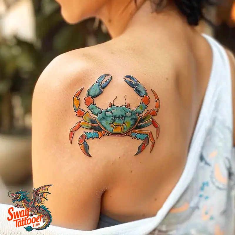 120 Crab Tattoo Design Ideas with Meaning and Symbolism 78 Crab Tattoo