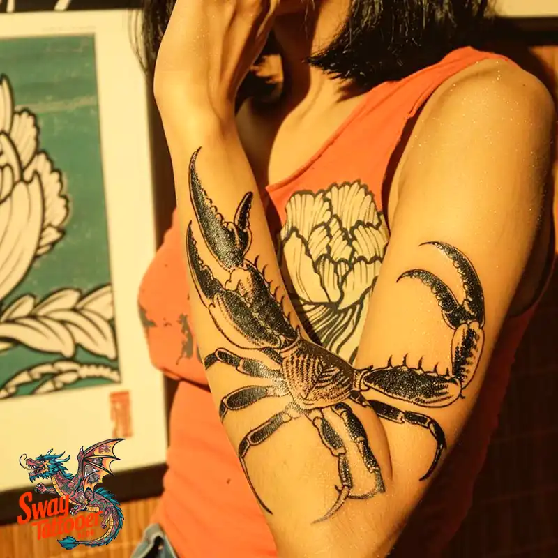 120 Crab Tattoo Design Ideas with Meaning and Symbolism 74 Crab Tattoo