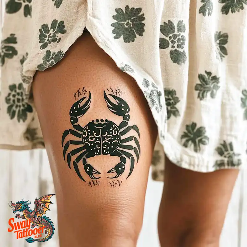 120 Crab Tattoo Design Ideas with Meaning and Symbolism 69 Crab Tattoo