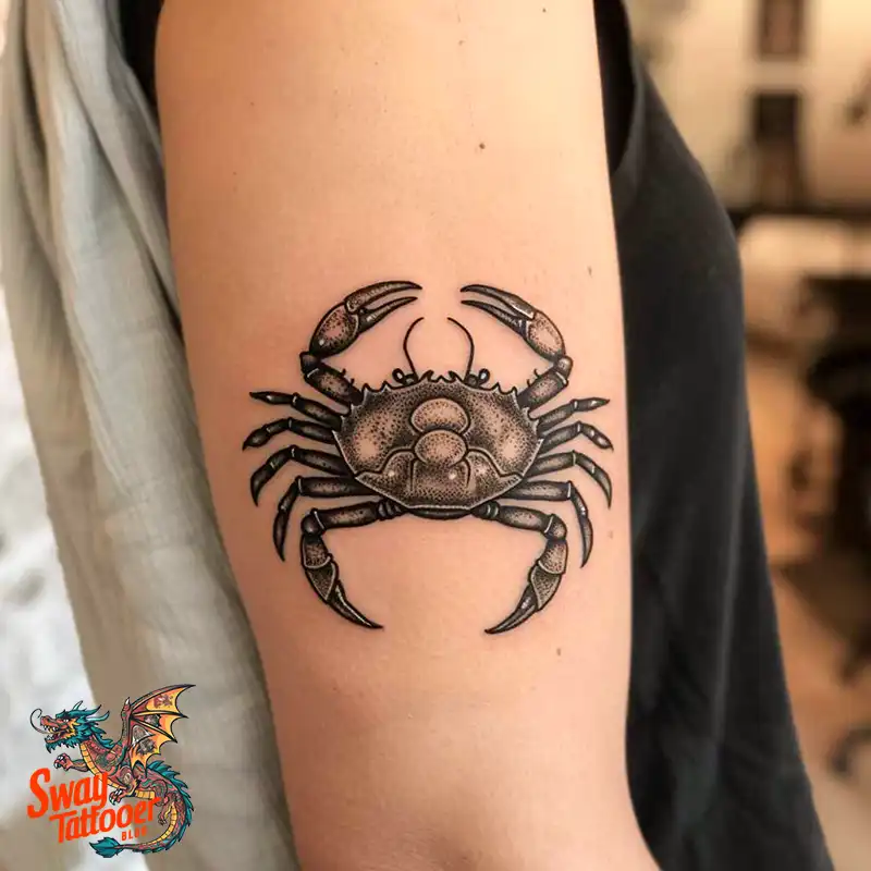 120 Crab Tattoo Design Ideas with Meaning and Symbolism 112 crab5