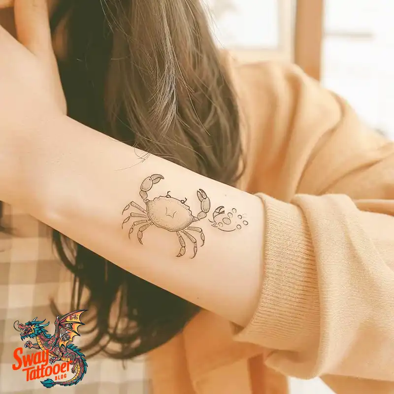 120 Crab Tattoo Design Ideas with Meaning and Symbolism 56 Crab Tattoo Designs