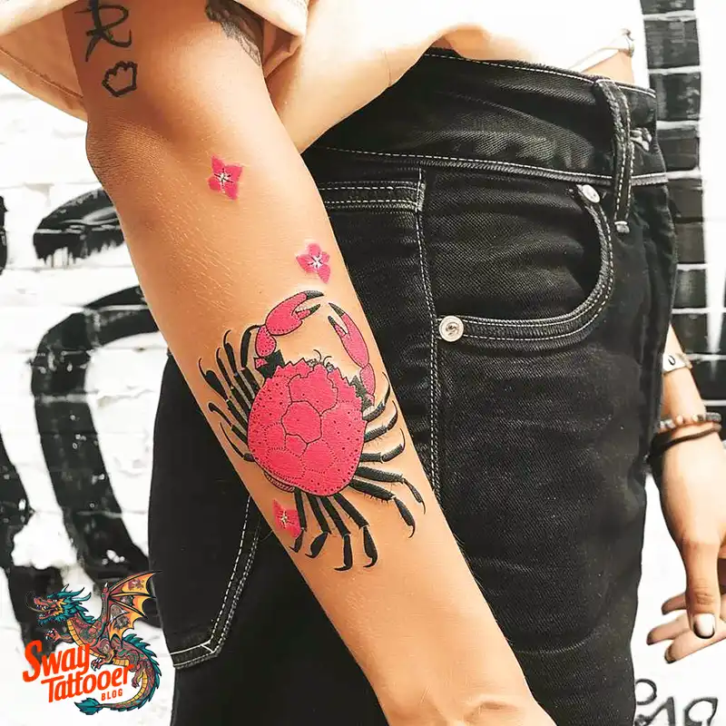 120 Crab Tattoo Design Ideas with Meaning and Symbolism 43 Crab Tattoo Designs