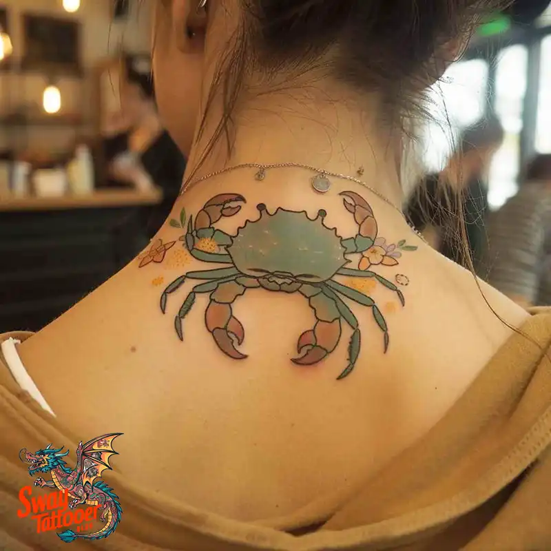 120 Crab Tattoo Design Ideas with Meaning and Symbolism 24 Crab Tattoo Design Ideas