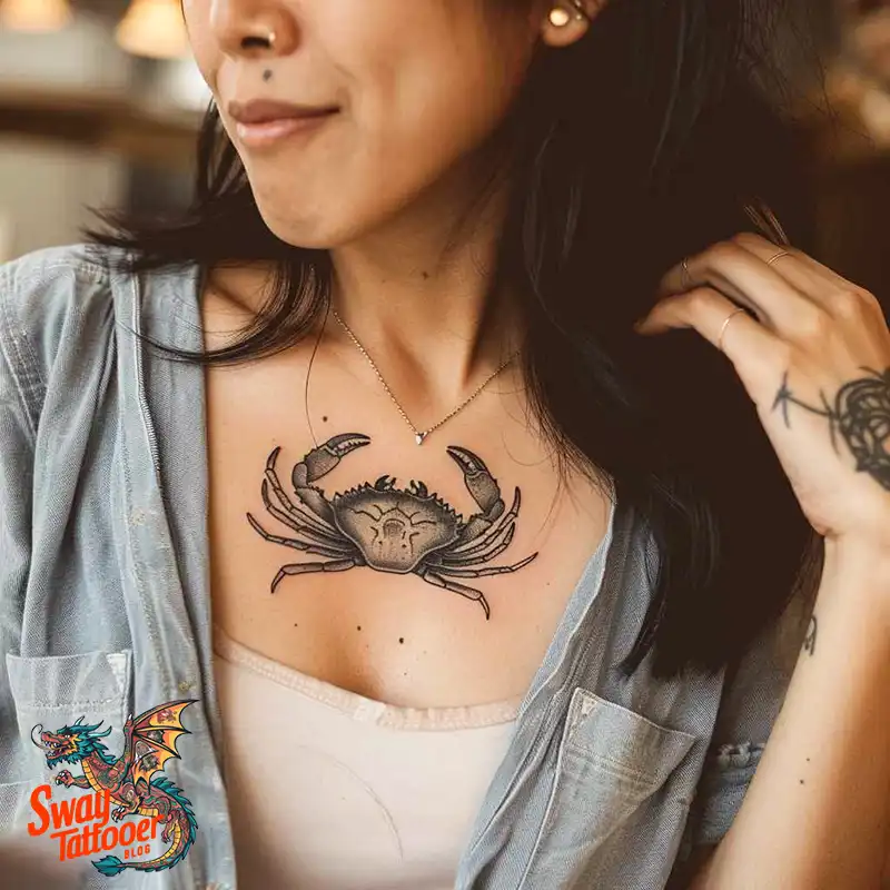 120 Crab Tattoo Design Ideas with Meaning and Symbolism 20 Crab Tattoo Design Ideas